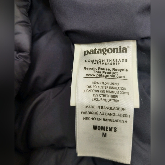 Patagonia PROW Down PUFFER Jacket Moto Style, medium - Picture 6 of 6